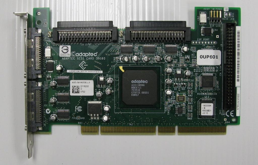 Adaptec SCSI Card 39160 Computer Parts BMI Surplus