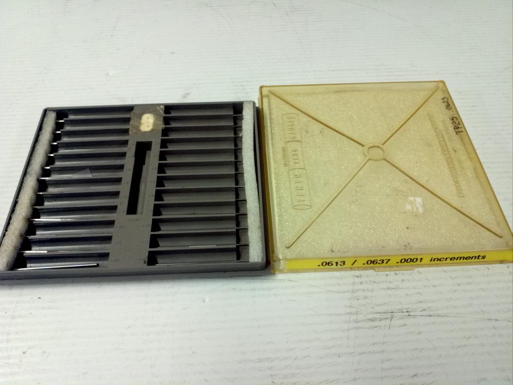 Deltronic TP25 .0625 Tenth Plug Gauge Set + 12 Measuring Tools BMI