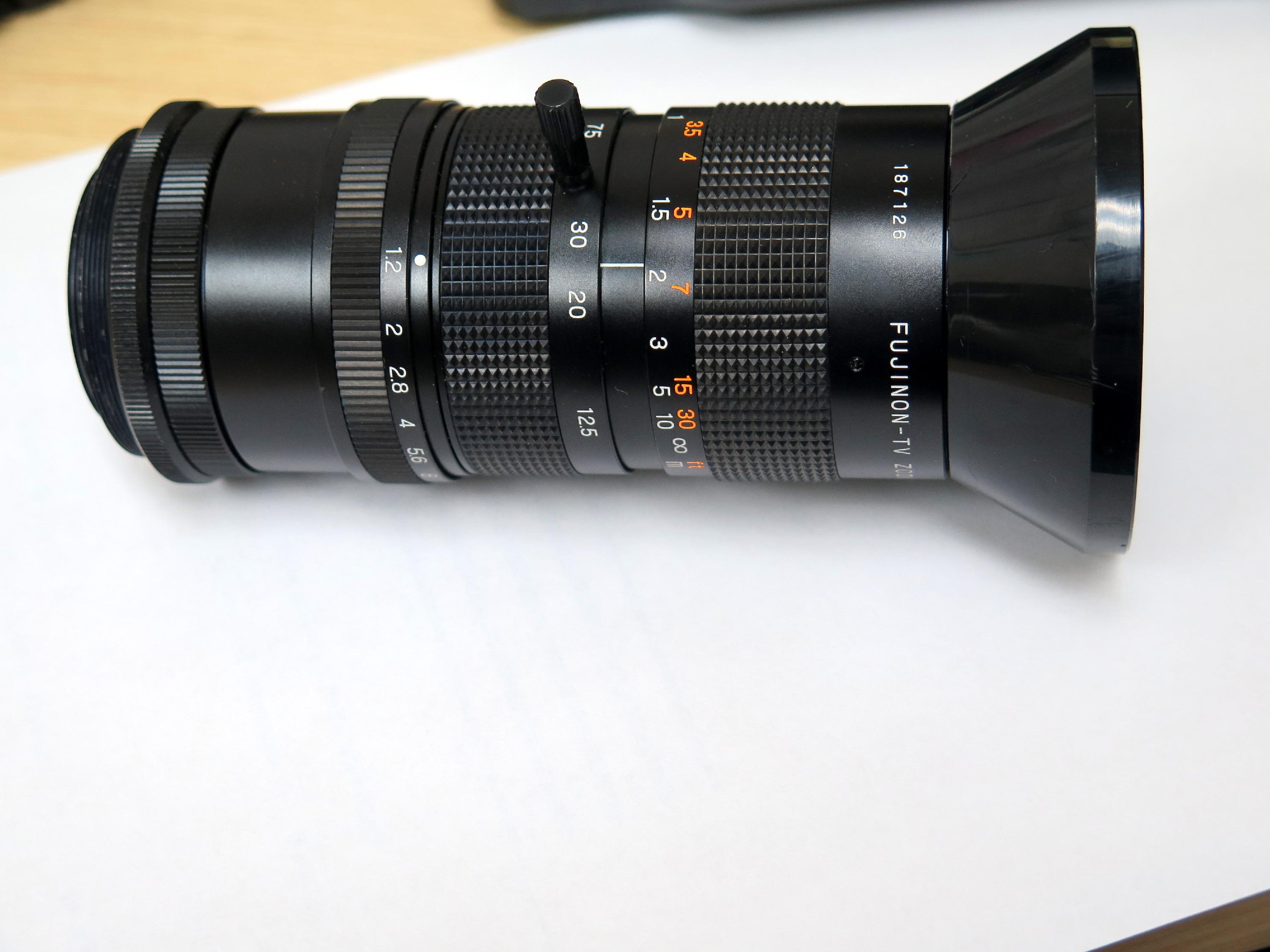 FujinonTV Zoom Lens H6X12.5R Camera Lenses BMI Surplus