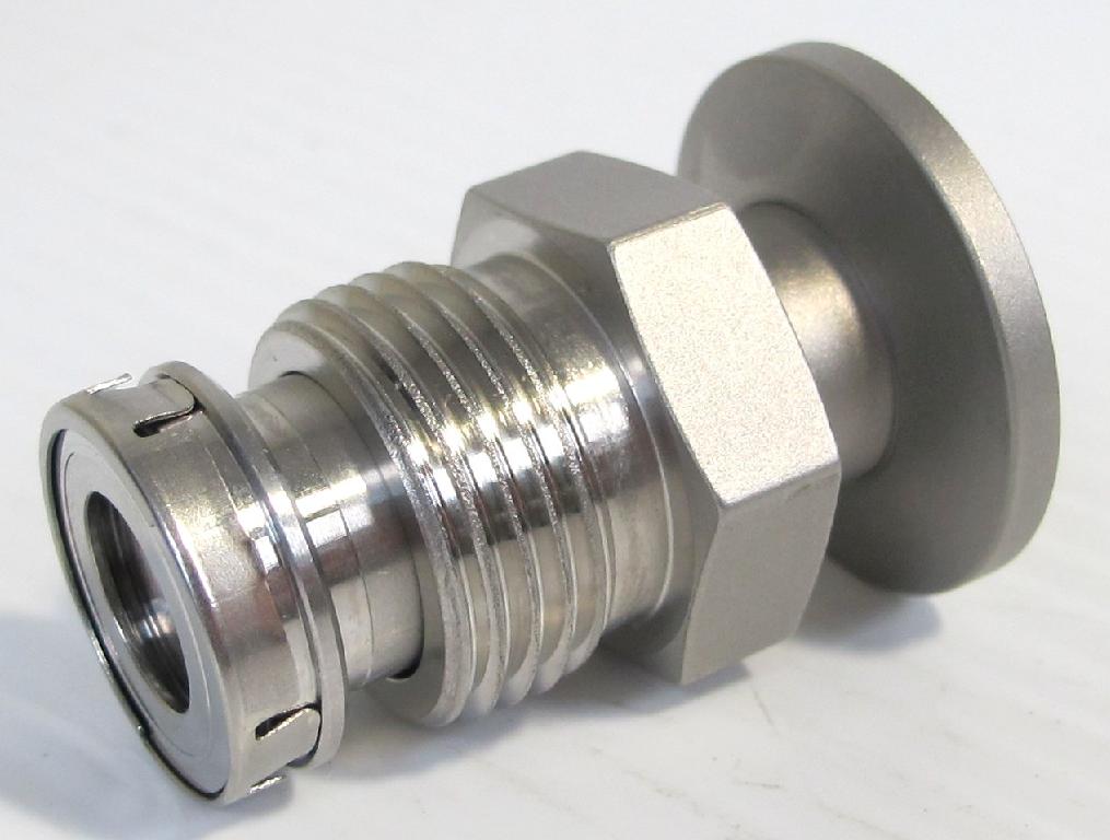 Vacuum Fitting Adapter, KF16 to 3/8 Cajon VCR Vacuum Flanges