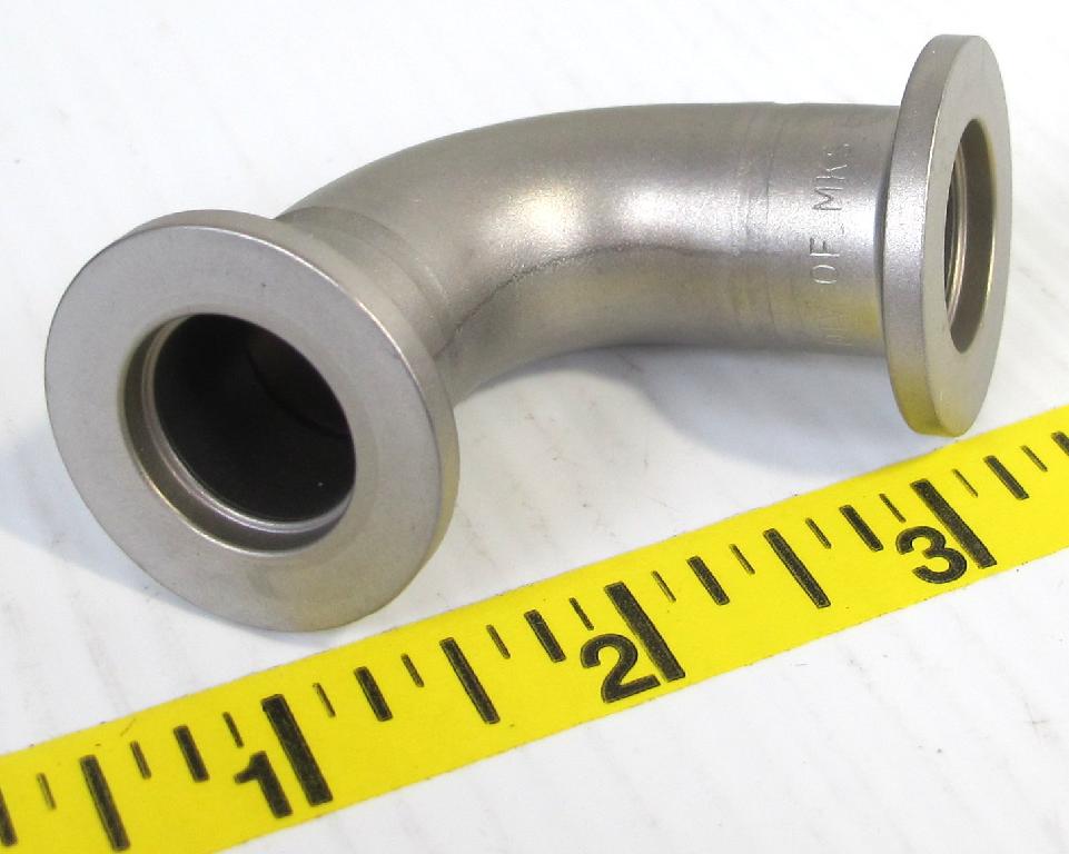 MKS HPS Vacuum Fitting Stainless Steel 90 Degree Elbow Vacuum Flanges