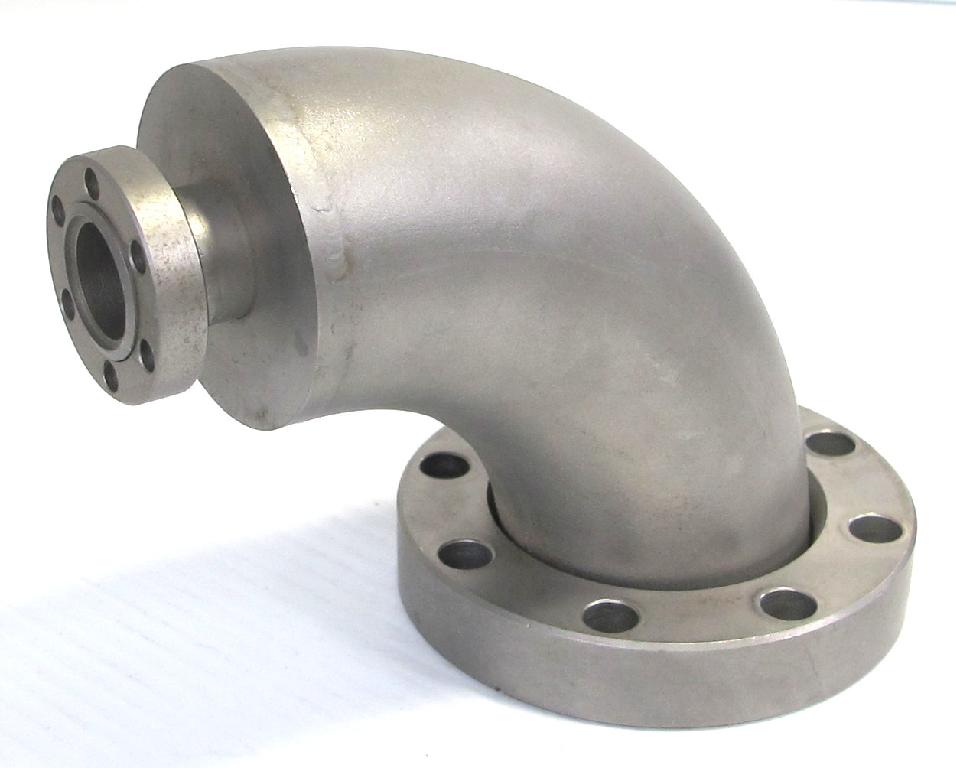 Huntington Labs Vacuum Fitting Elbow Adapter, CF Vacuum Flanges and