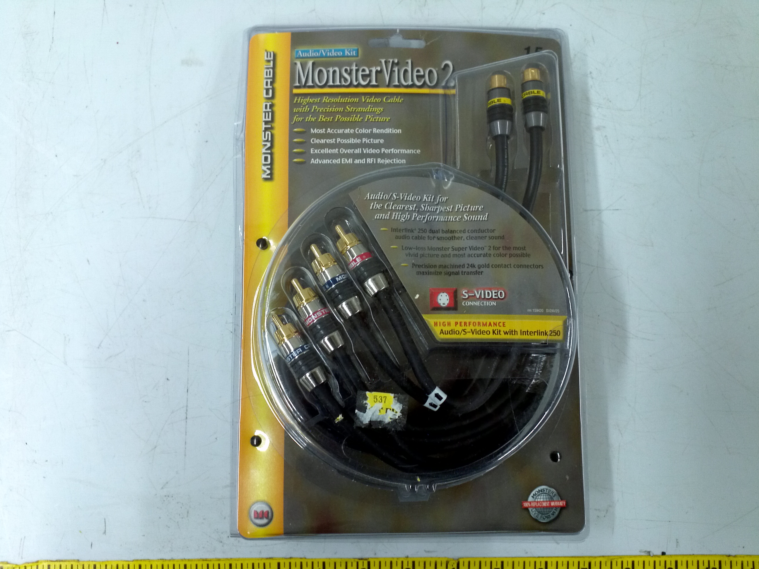 Monster Cable SV2AV25 Monster Video 2 High Performance Audio/SVideo