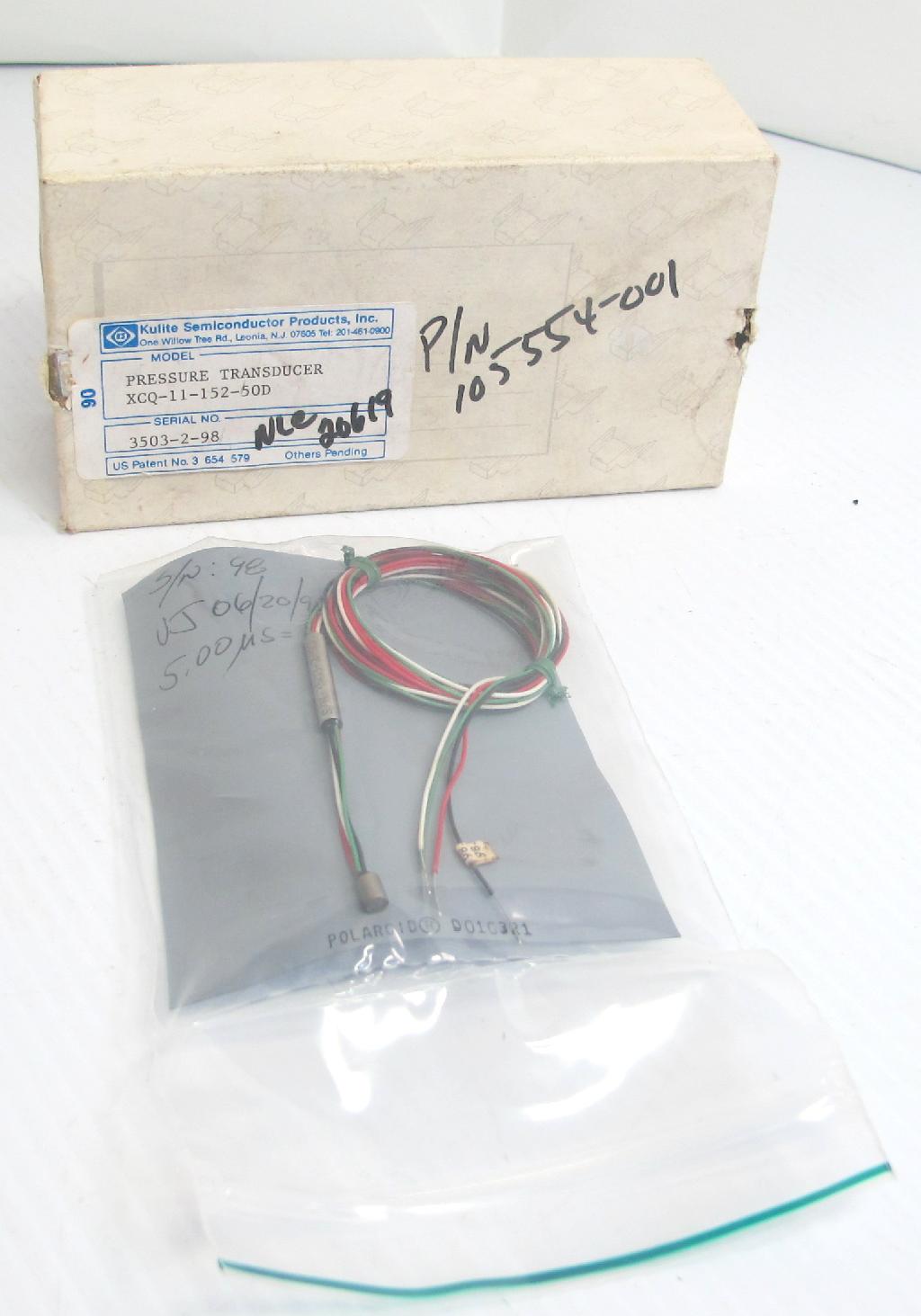 Kulite Semicoductor Products XCQ1115250D Pressure Transducer