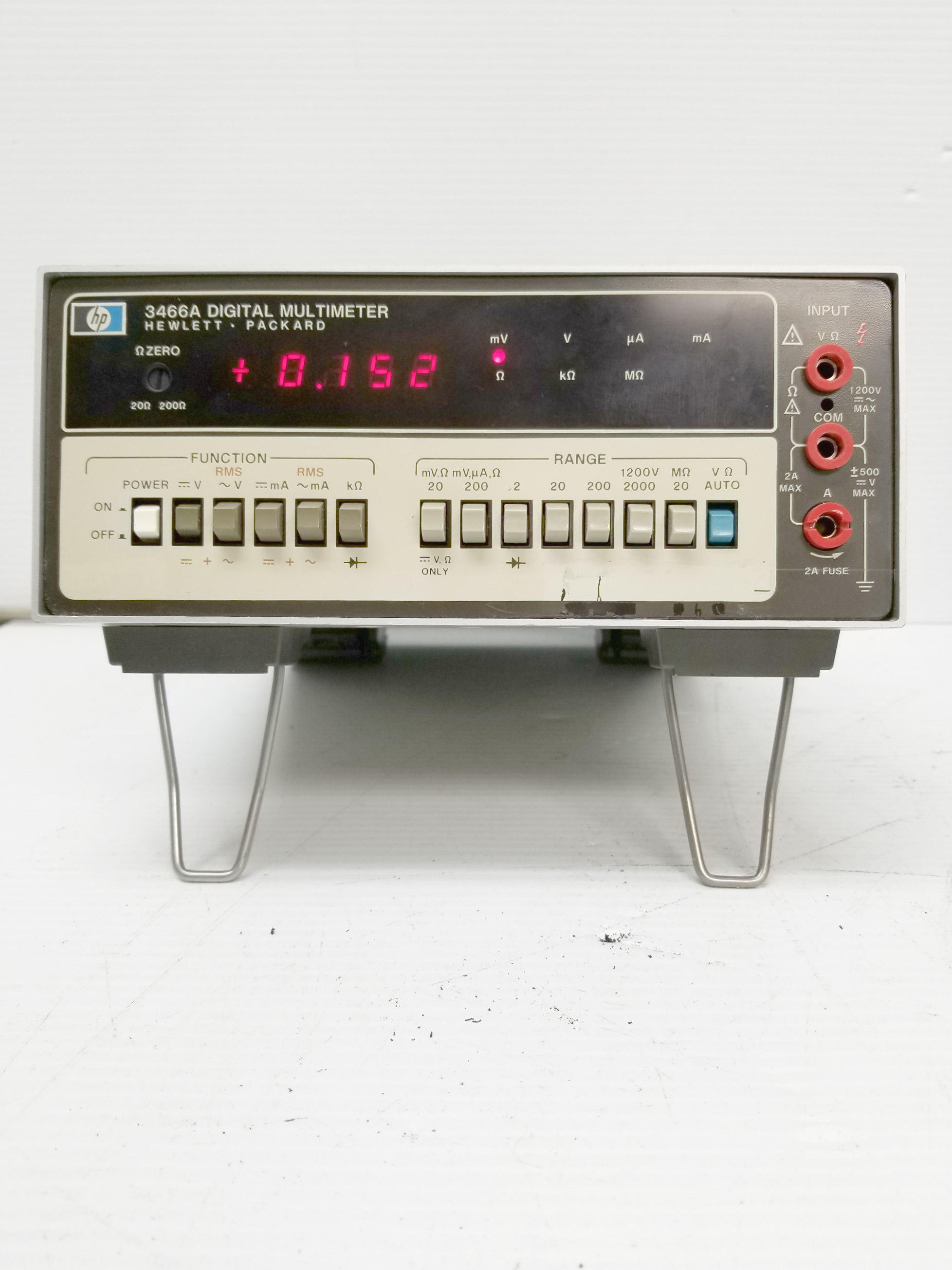 Hewlett Packard 3466A Digital Multimeter Meters BMI Surplus