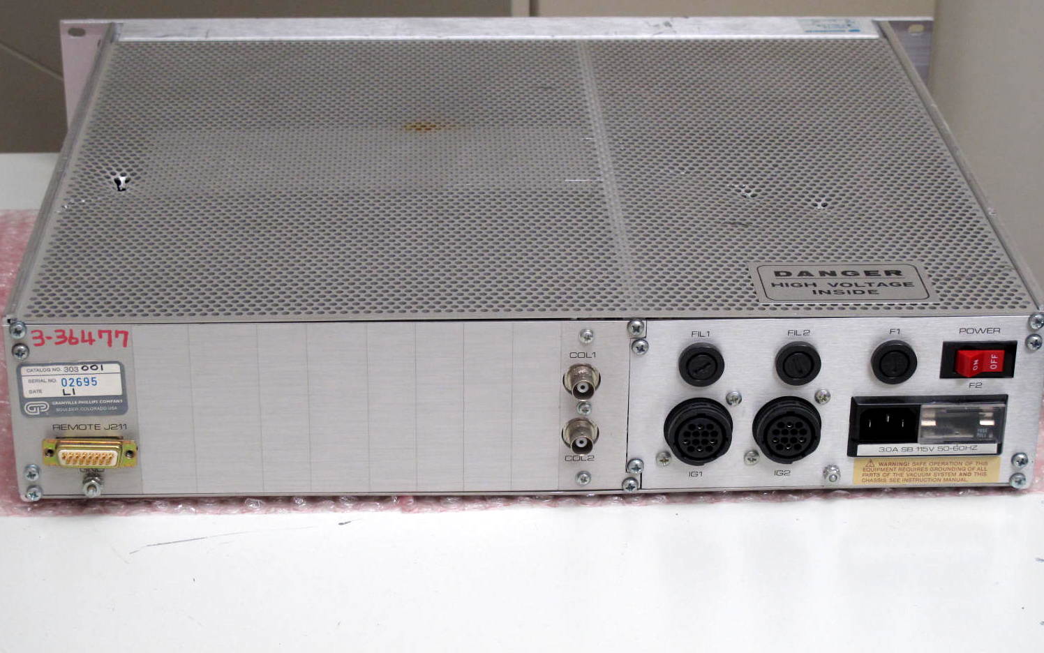 GranvillePhillips Vacuum Process Controller Vacuum Measurement & Control BMI Surplus