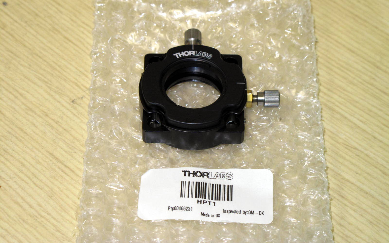 Thorlabs HPT1 30mm Cage Assembly XY Translating Lens Mount Lens and