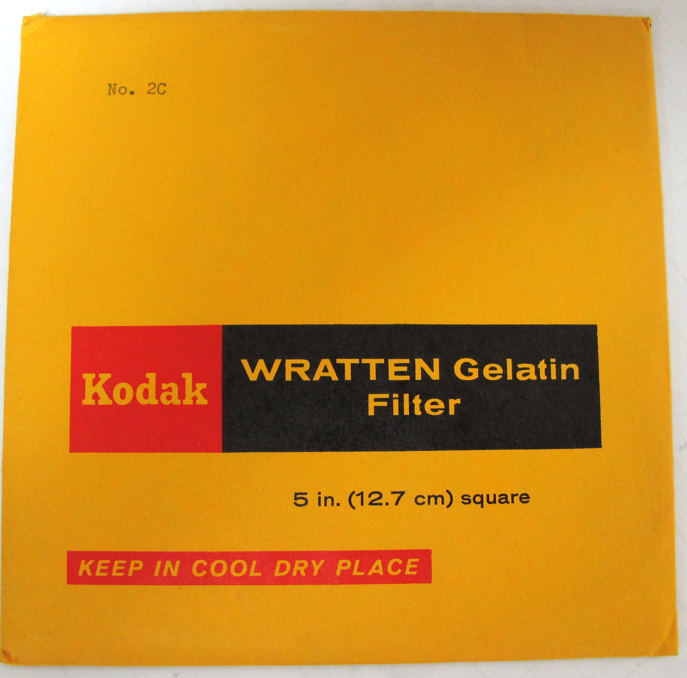 Kodak Wratten Gelatin Filter No. 64 4" Filters Iris Diaphragms and Slits BMI Surplus
