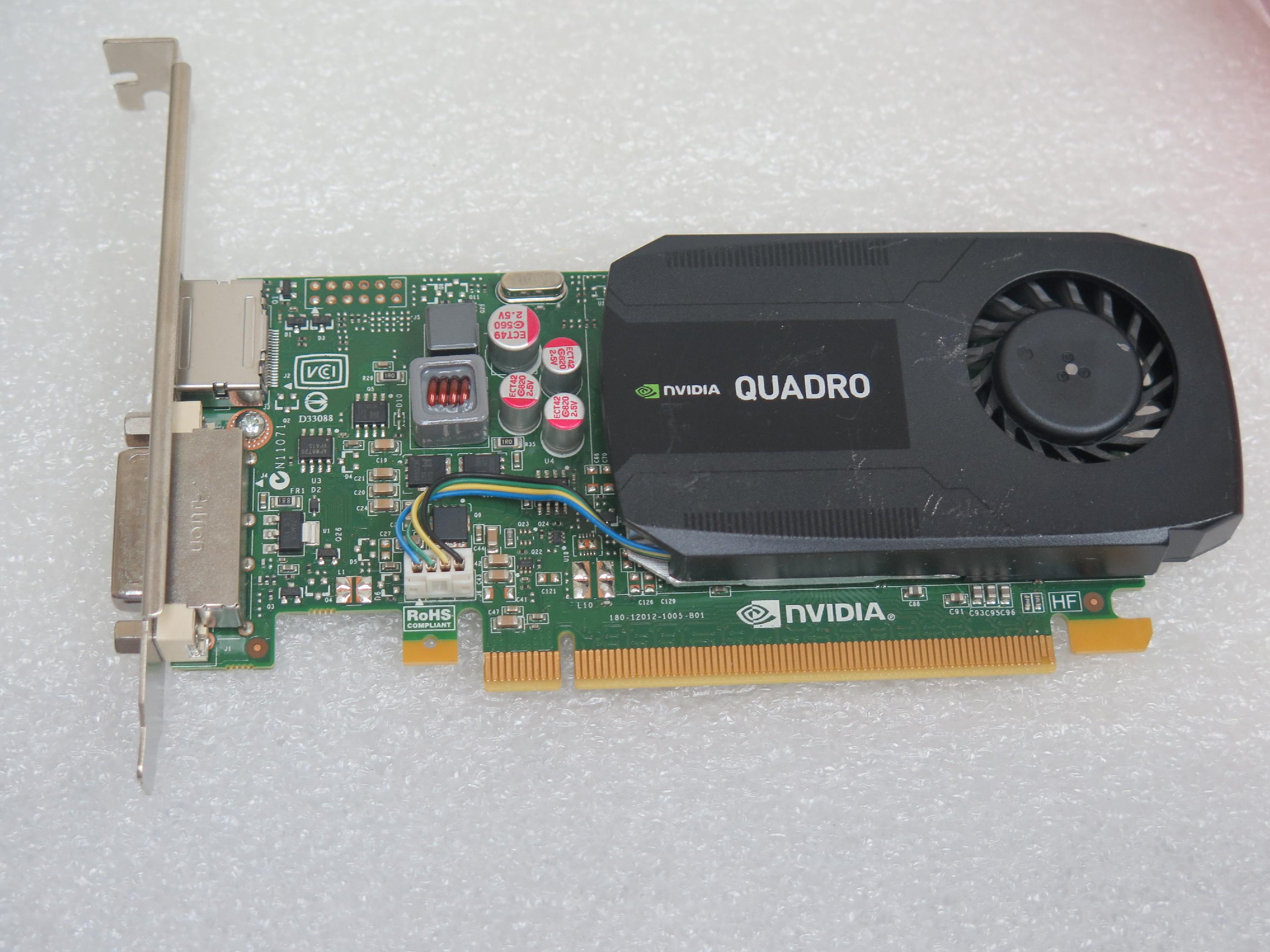 Nvidia Quadro K600 Graphics Card Computer Accessories BMI Surplus