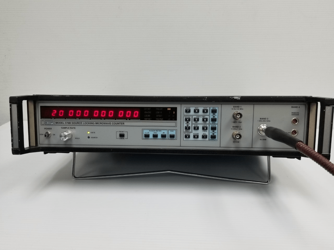 EIP 578B Source locking microwave counter w/OPT 06 10Hz26.5Ghz Counters and Timers BMI Surplus