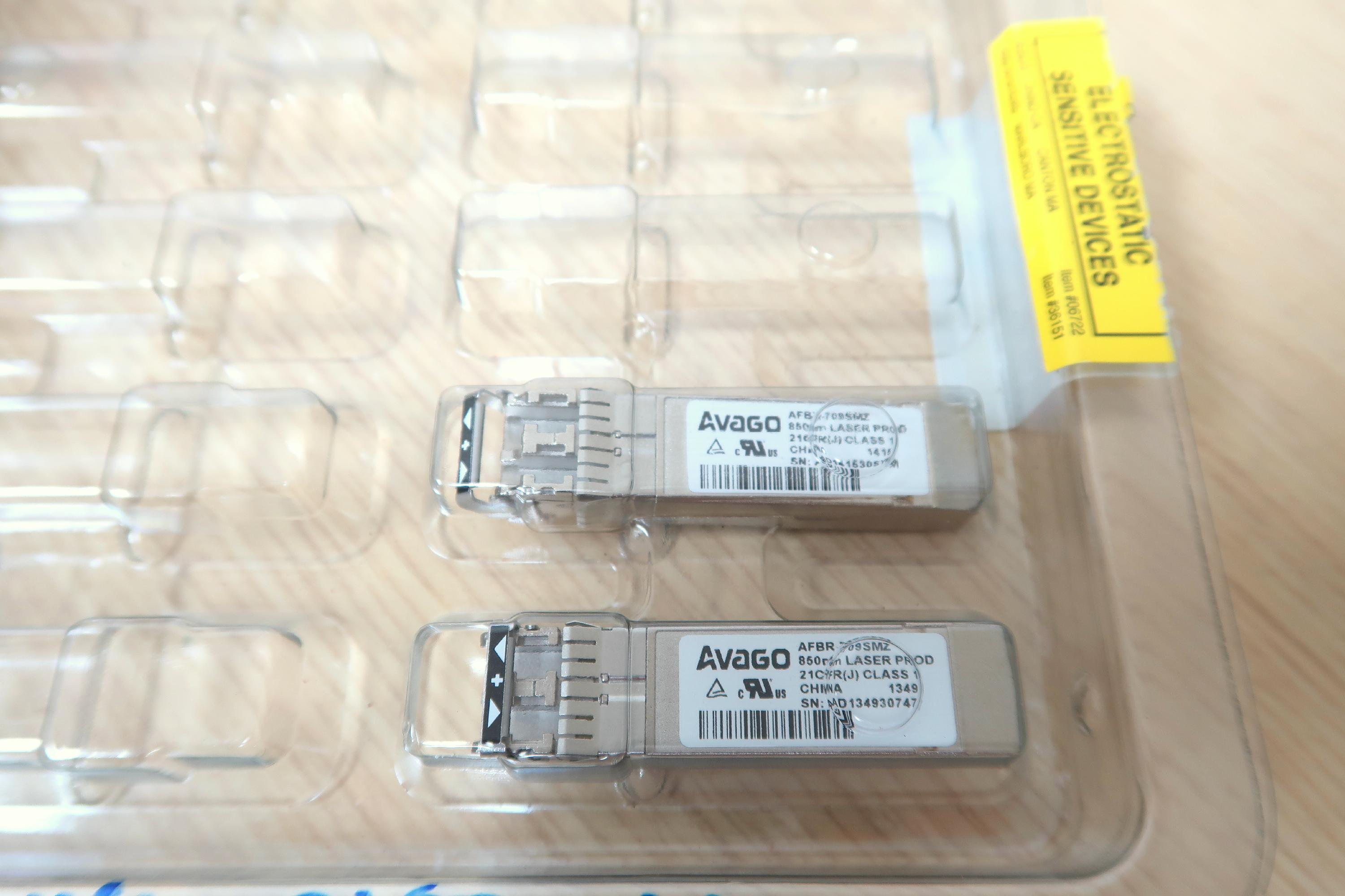 Avago AFBR709SMZ Fiber Optic Transceiver Modules (lot of 2) Fiber