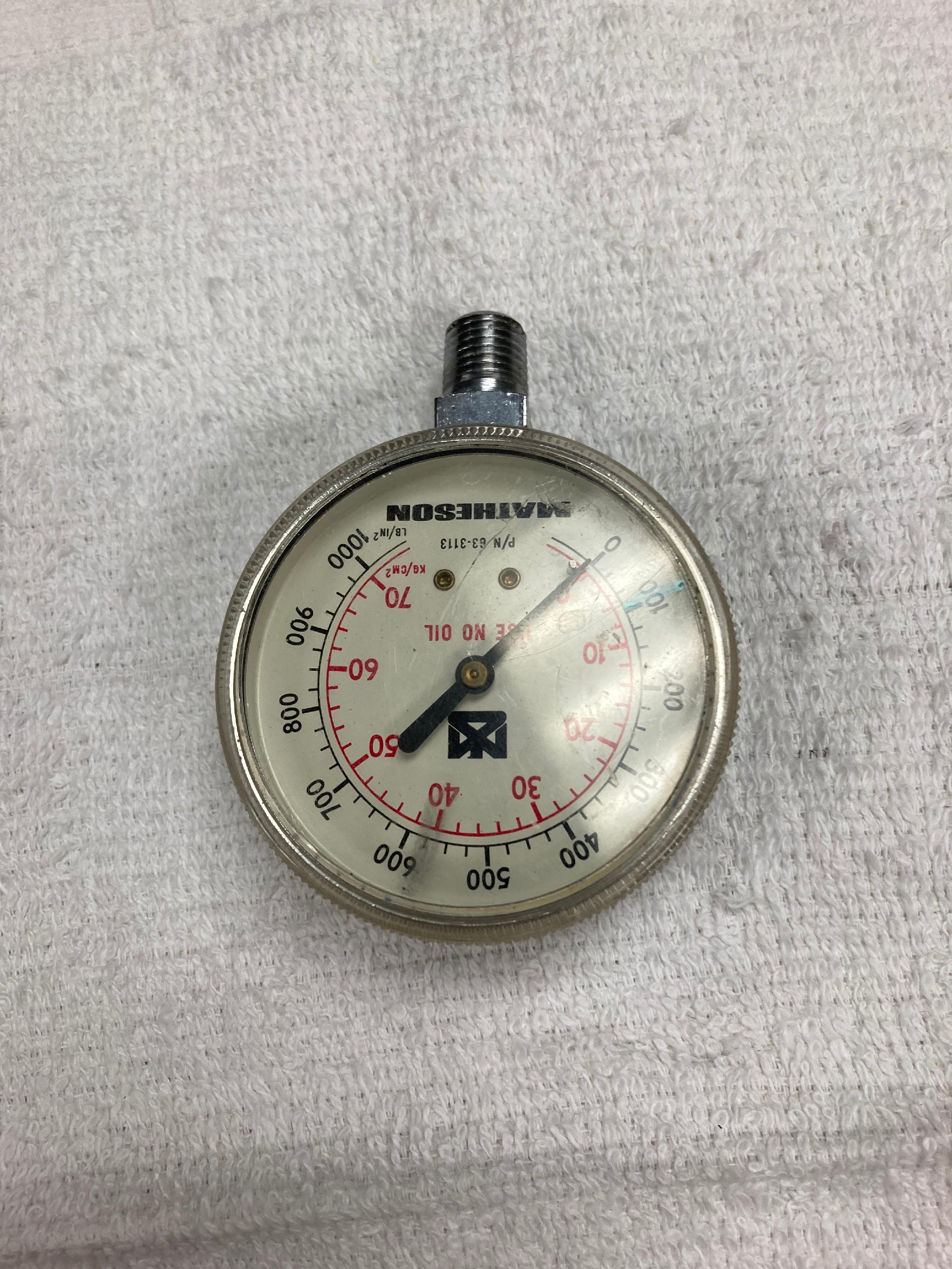 Matheson 634105 Pessure Gauge Industrial Process Equipment