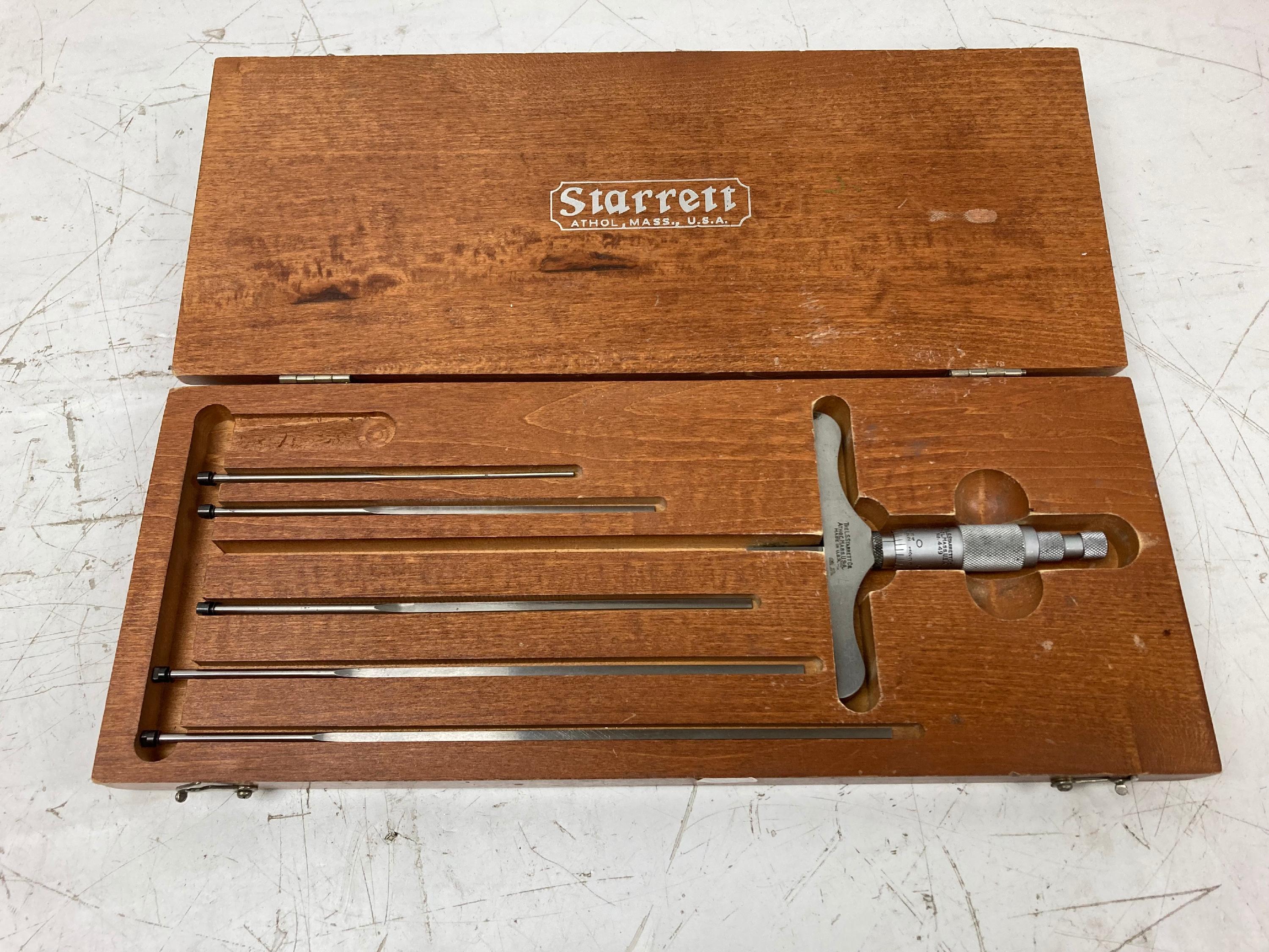 Starrett 449 Micrometer Depth Gauge Optical Accessories BMI Surplus