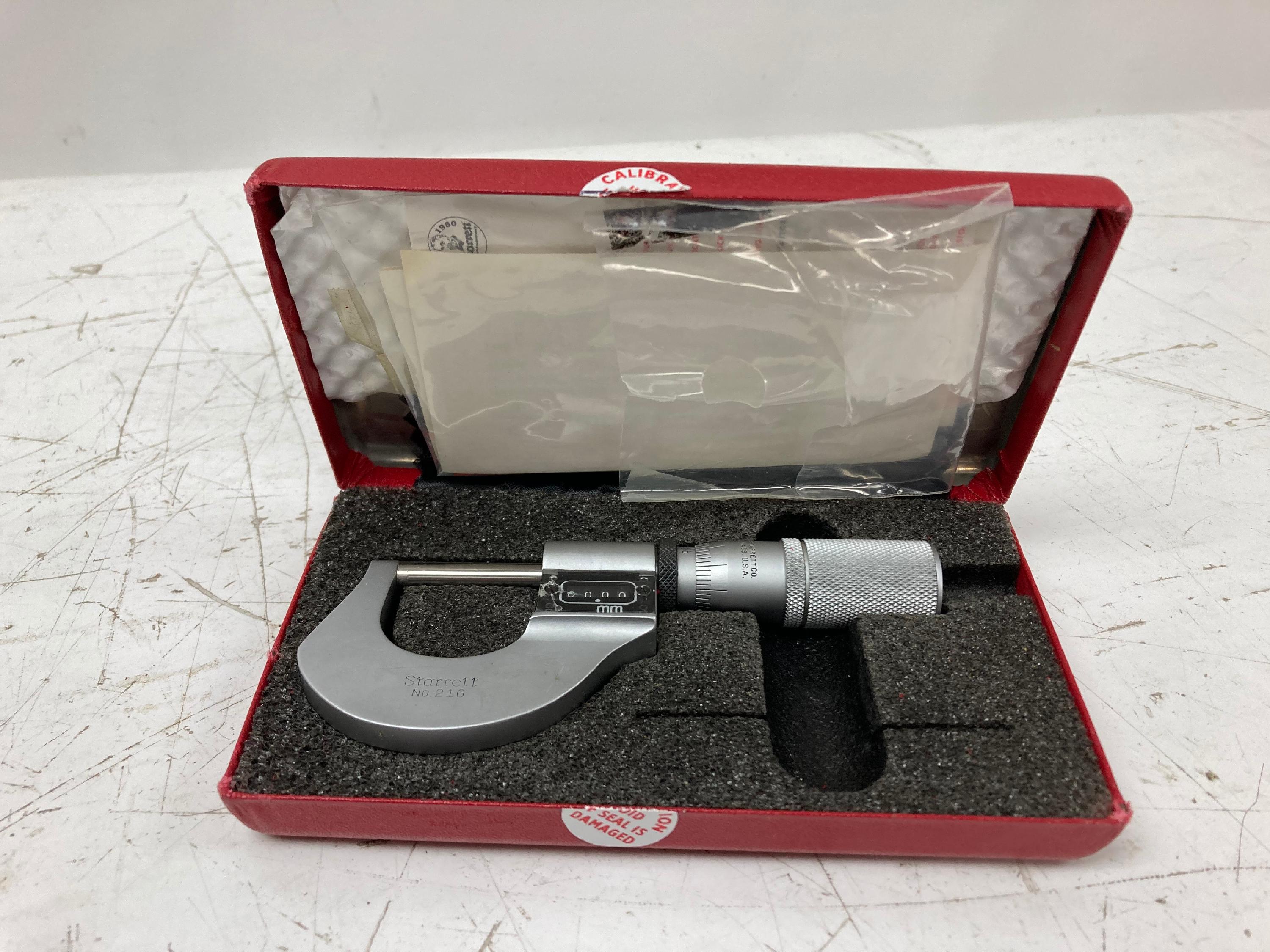 Starrett 216 Digital Micrometer Optical Accessories, Optical