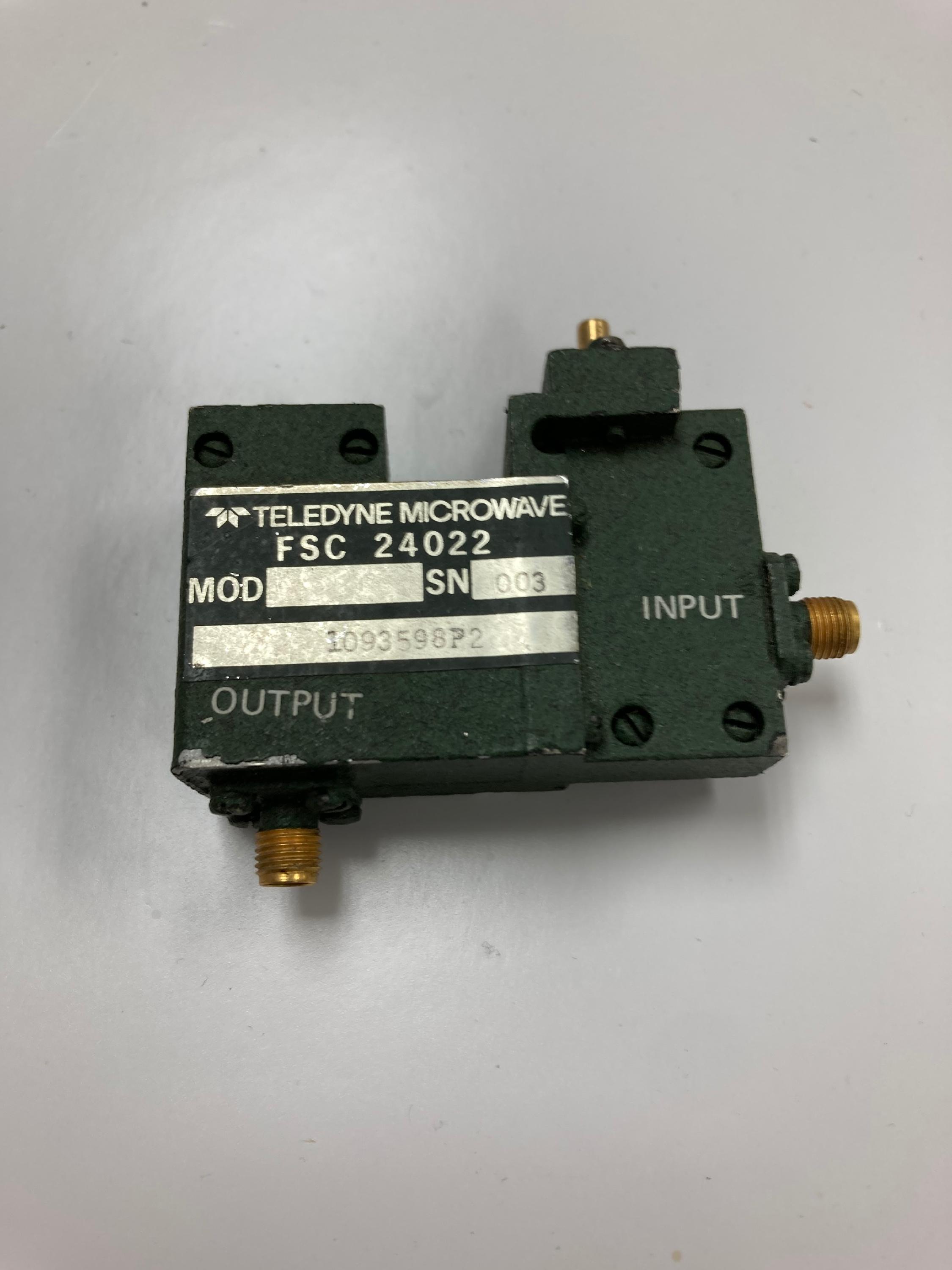 Teledyne Microwave FSC 24022 Isolator Coaxial Microwave BMI Surplus