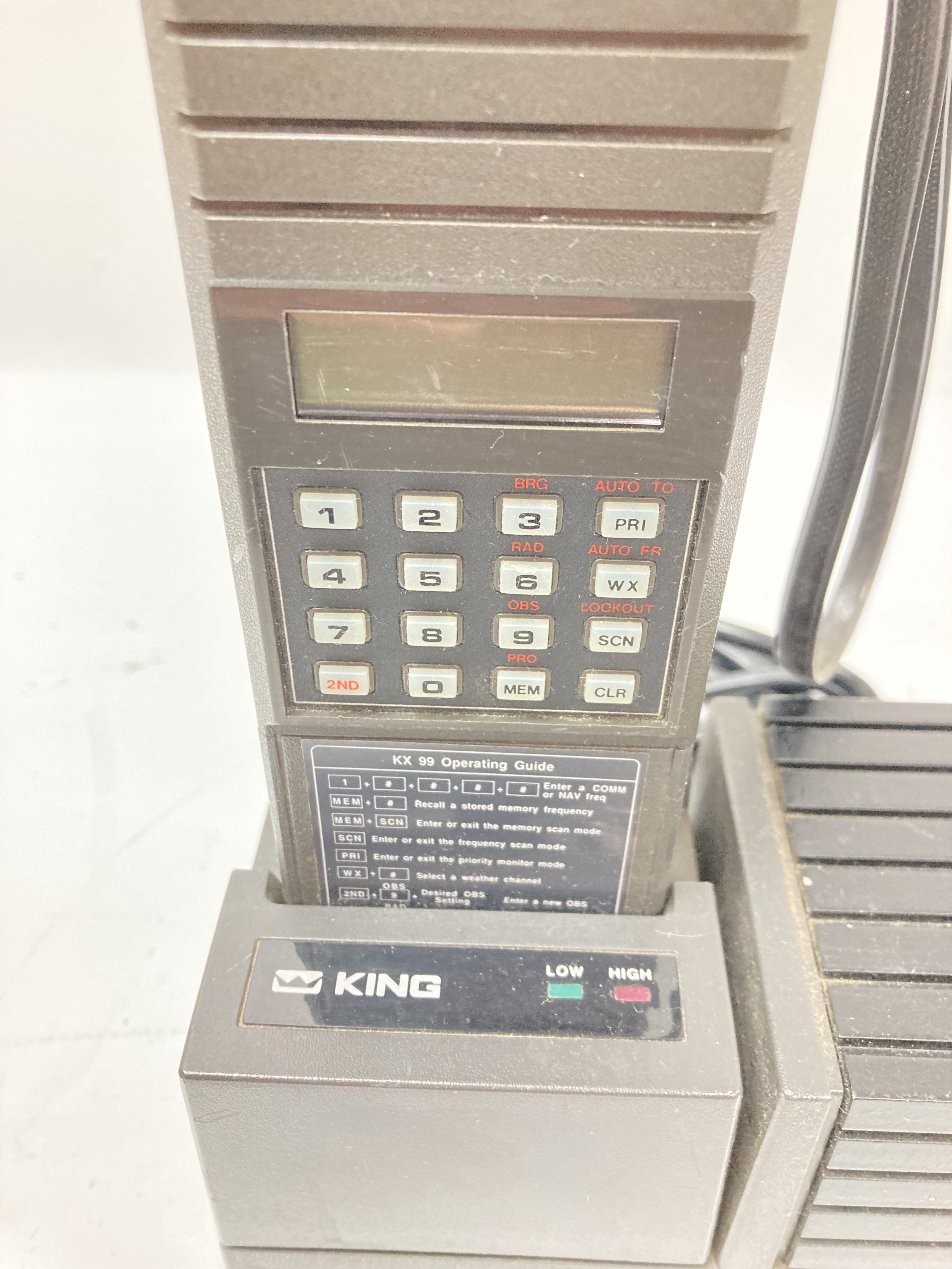 Bendix/King KX99 Handheld Aviation Radio Transceiver Avionic