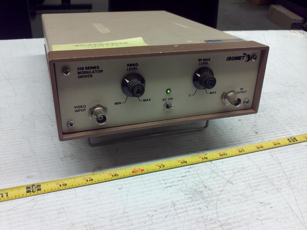 Isomet 250 Series AO Modulator Driver - Spatial Light Modulators - BMI