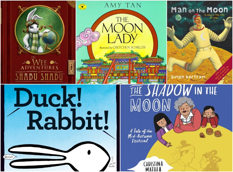 MidAutumn Festival books for kids mooncakes, lanterns and folktales