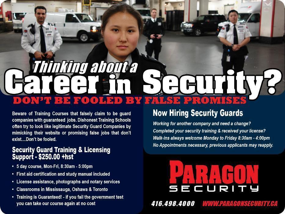Paragon Security Careers and Employment
