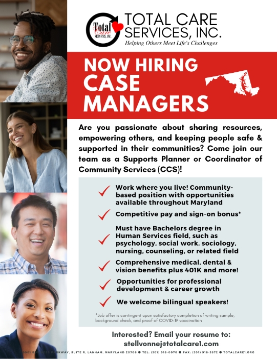 Total Care Services, Inc. Mission, Benefits, and Work Culture