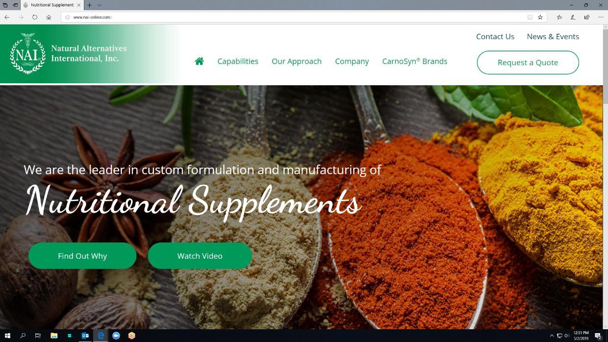 Natural Alternatives International Mission, Benefits, and Work Culture