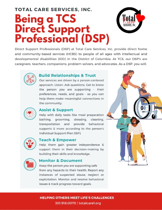 Total Care Services, Inc. Mission, Benefits, and Work Culture