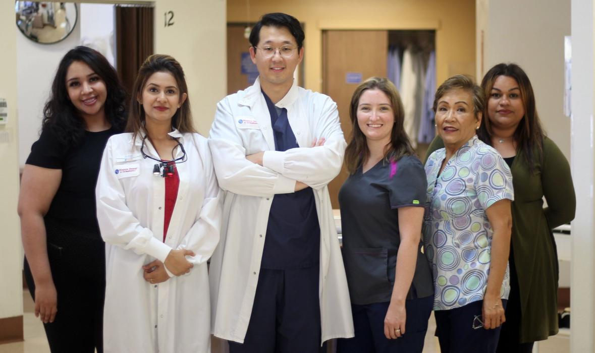 Vegetation rollen Kreis western dental locations springen Robust bündeln