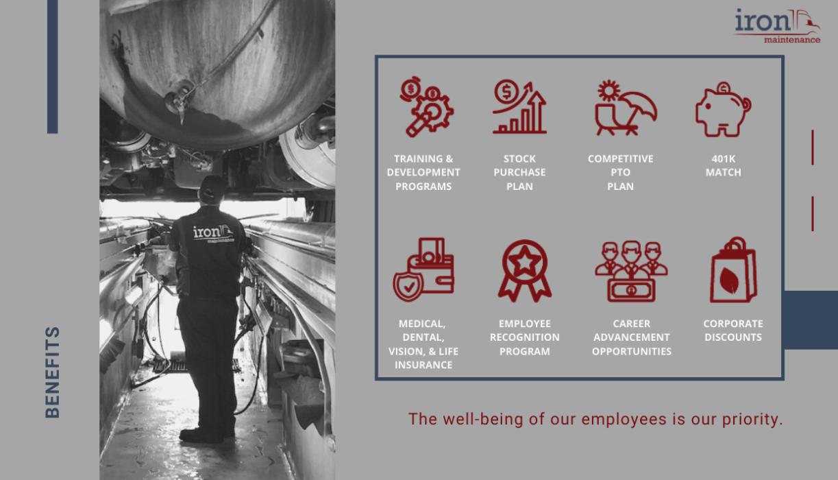 Iron Maintenance Mission, Benefits, and Work Culture