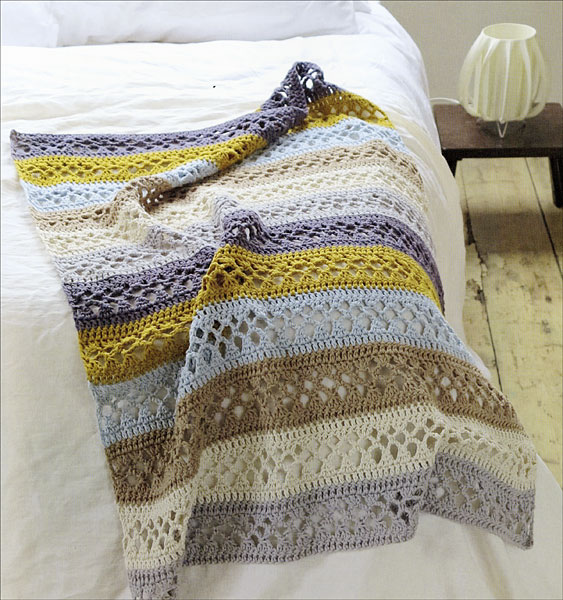 Striped Crochet Blankets from Knitting by Haafner Linssen