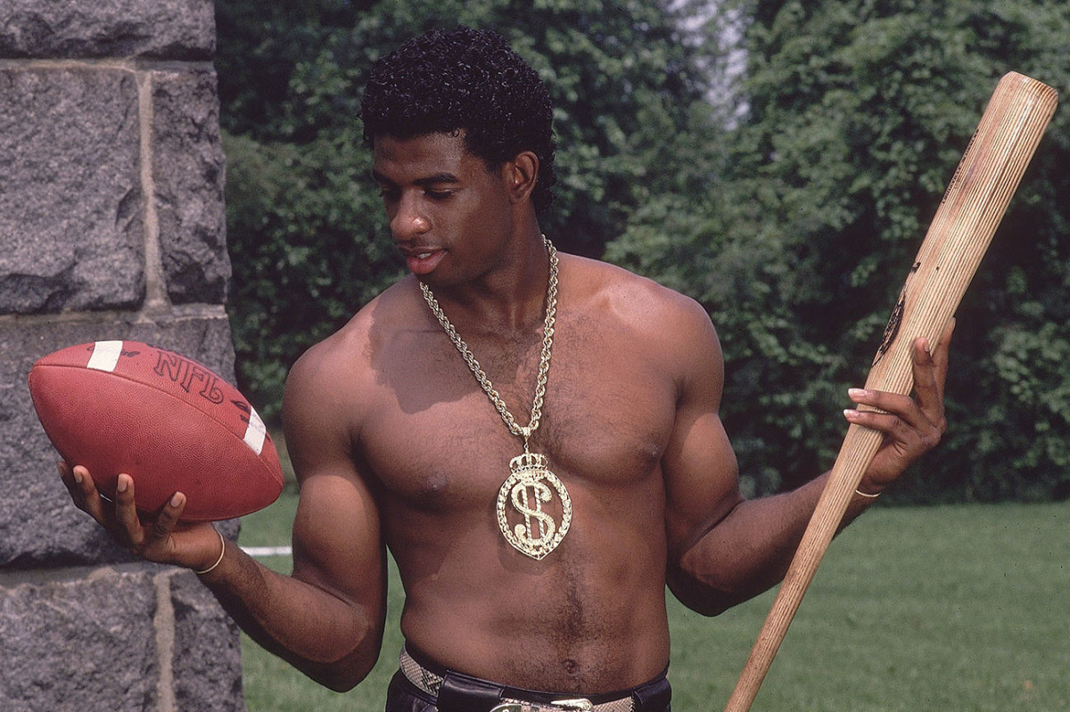 Charitybuzz Deion Sanders Upper Deck 1990 Rookie Card, Rated Mint 10