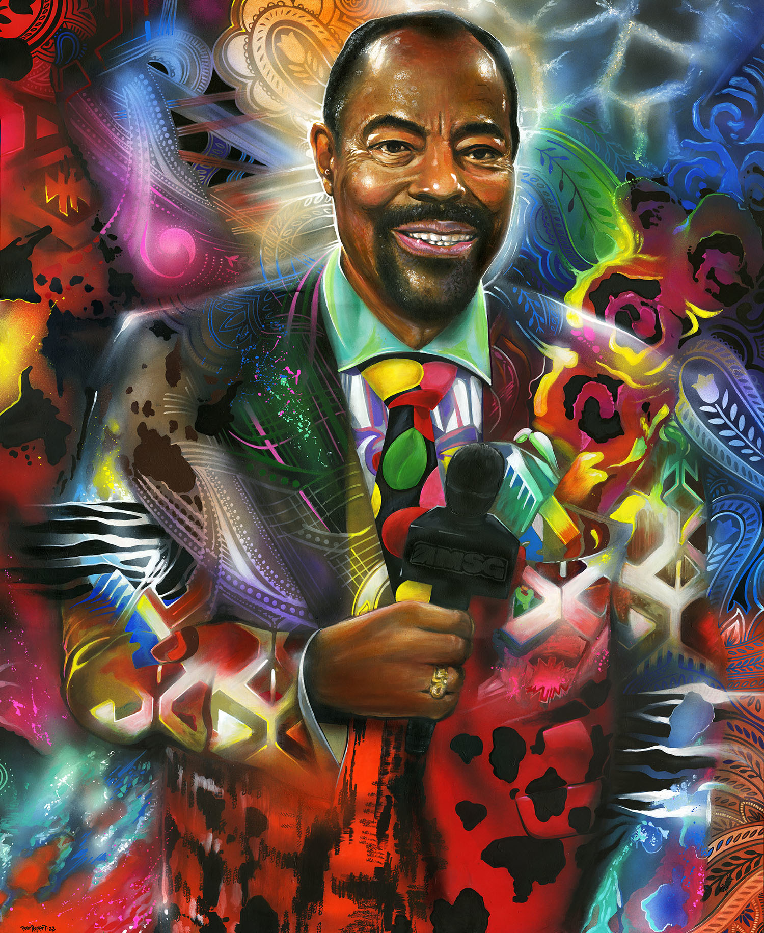 Charitybuzz Walt “Clyde” Frazier Autographed Limited Edition Fine Art Print to Celebrate the 2x