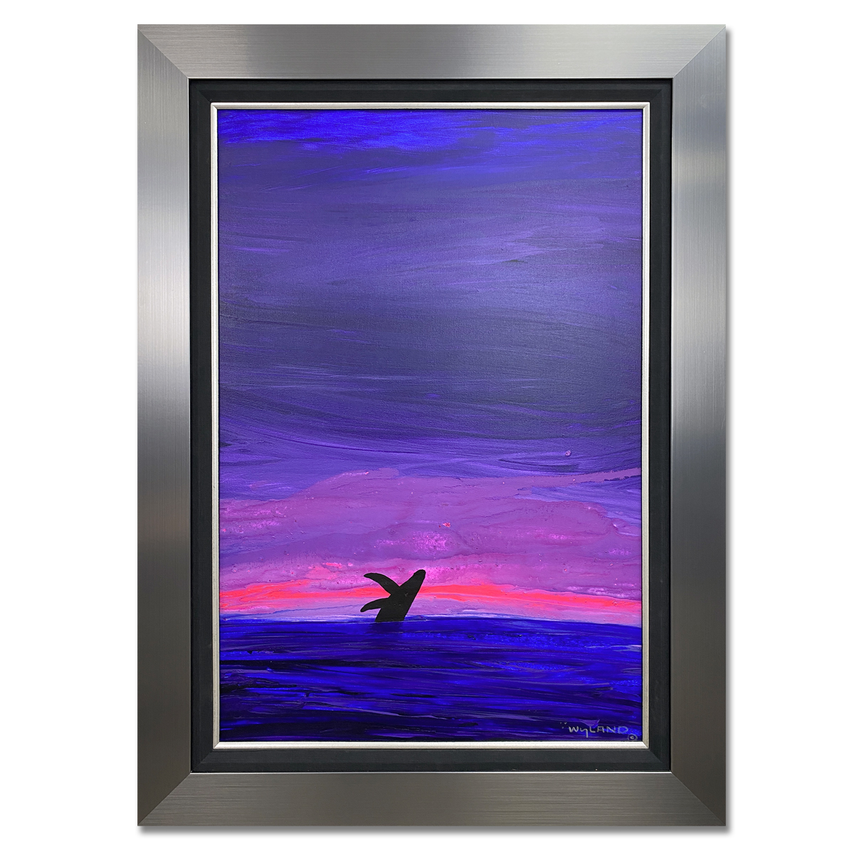 Charitybuzz Wyland HandSigned Original Acrylic Painting