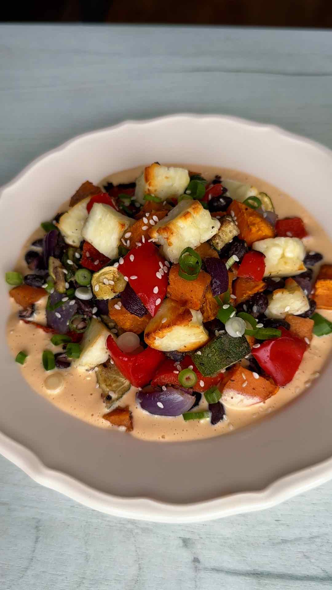 Halloumi Roasted Vegetables Carole Food