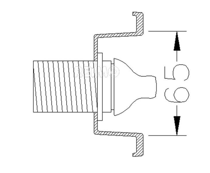 Outside shower set with mixer for cold and hot water Shower Fittings