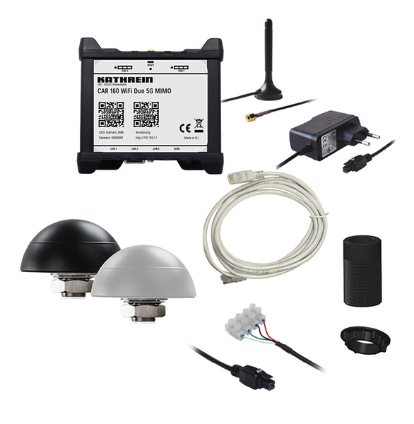 Kathrein CAR 160 WiFi Duo 5G MIMO noir Antenne satellite Kathrein