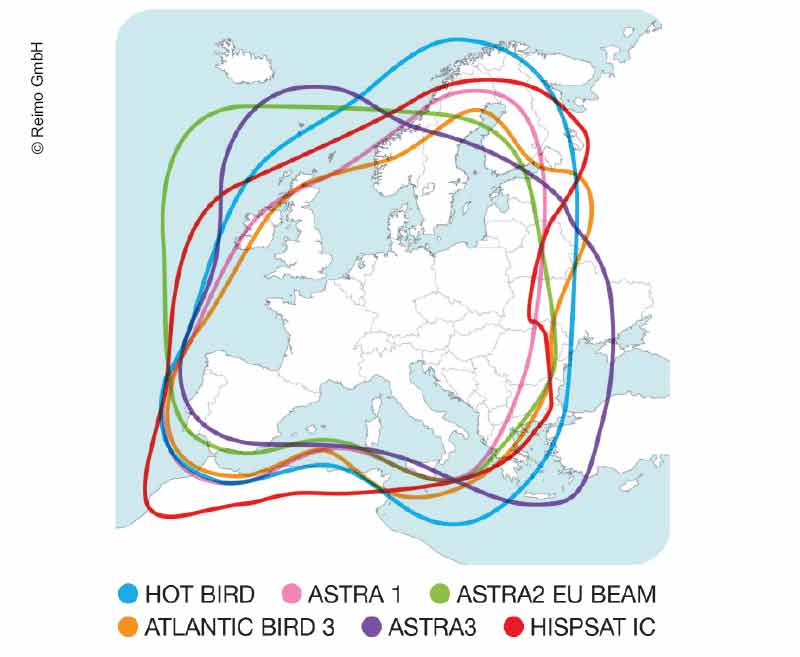 Camping Satellite System Travelsat 2, 80cm, with Bluetooth and Skrew