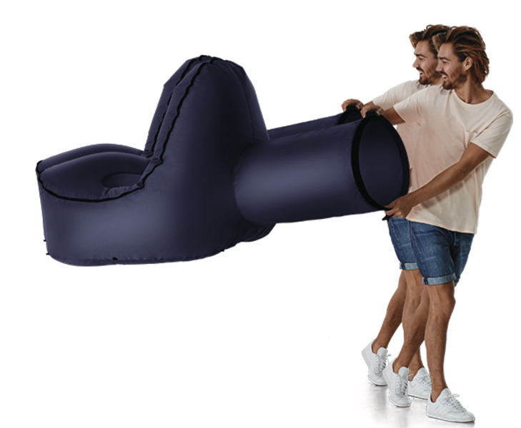 Inflatable Camping Chair, TRONO, Blue Reimo USA