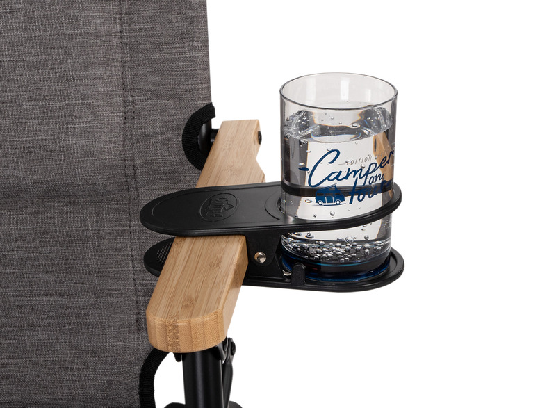 Table, glass and drink holder with clip Black Car Cup Holder