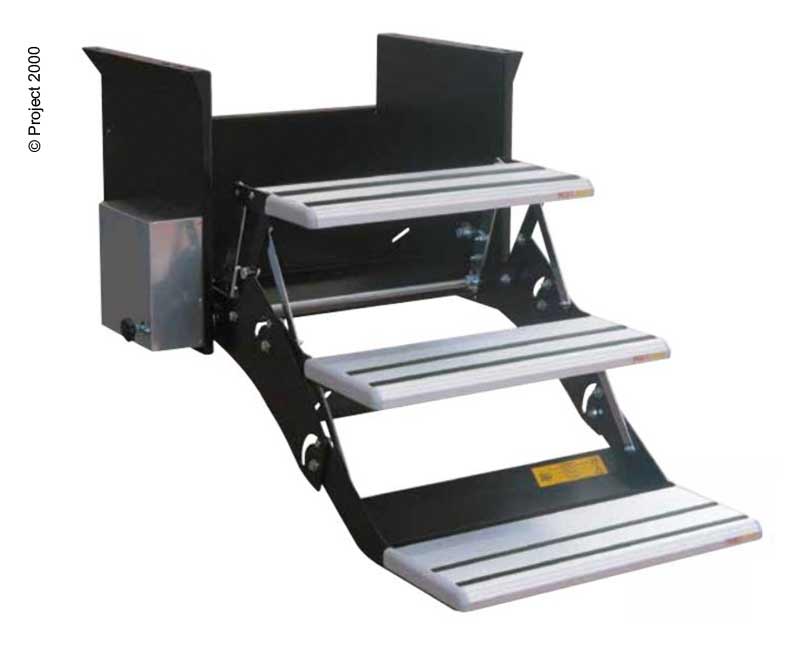Step 3stage 530mm left motor Motorhome Steps & Motorhome Electric