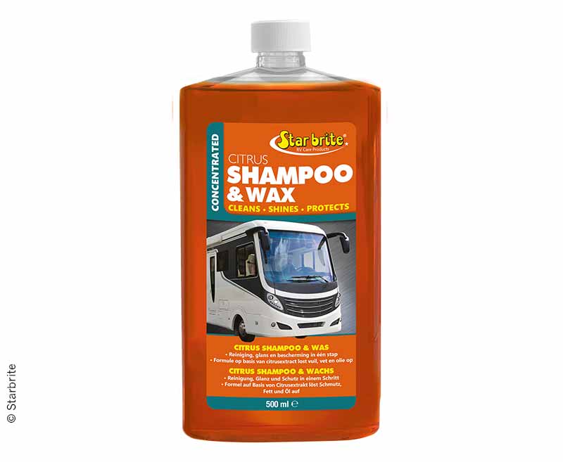 Citrus Shampoo+Wax500ml Caravan Cleaner & Caravan Cleaning Products