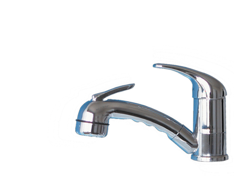 Single lever mixer ROMA chrome 10mm pullout lever shower Water Tap