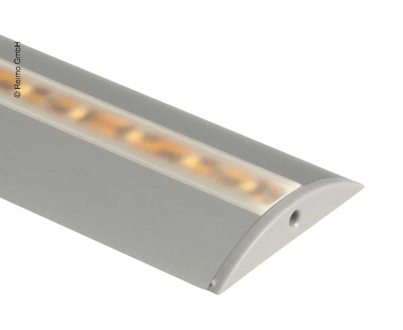 Carbest AuminiumProfil für LEDBänder Länge 1,5m halbrund LED