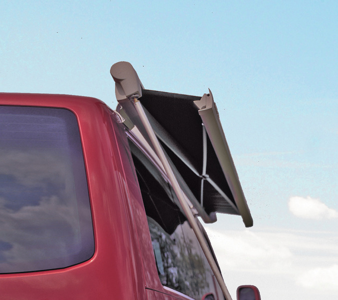 Thule Omnistor 5102 VWT5 Spezialmarkise Mystic grau Gehäuse grau