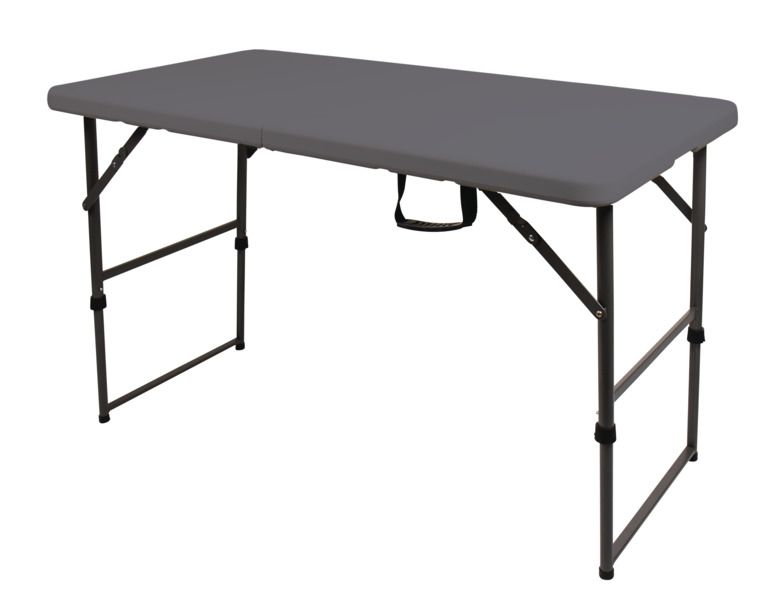 Folding Camping Table, EASY I, Camp4, 122x61cm, Grey Folding Camping