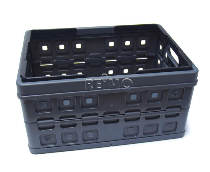 Folding box 46l anthracite Camping Storage Boxes Camping Tableware