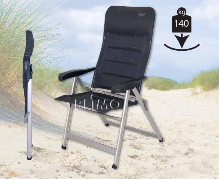 Aluminium Camping Chair, Crespo, anthracite Lightweight Camping Chairs, Aluminium Camping