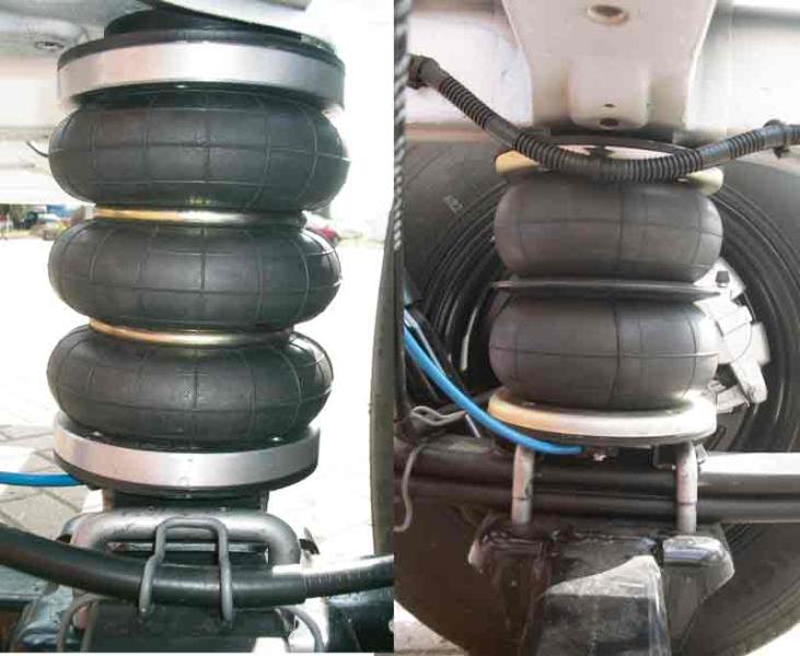 SMV air spring systems for the rear axle Motorhome Air Suspension