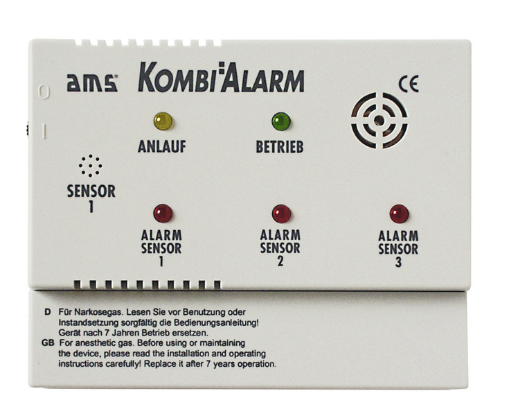 Gas alarm device AMS combination alarm 12V Caravan Gas Alarm