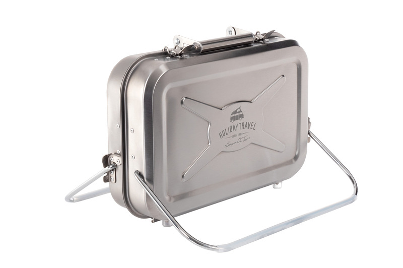 Stainless steel suitcase gas grill Camping Charcoal BBQ / Portable