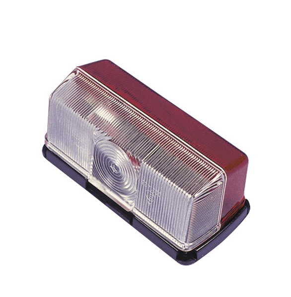 Clearance light with base red/white 92 x 43 x 37 mm Caravan Marker